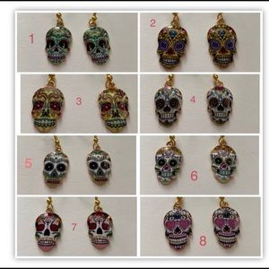 Cute Sugar Skull 💀 Earrings